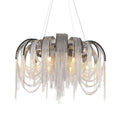 Manggic Modern Vintage Aluminium chandelier Luxury Aluminium Chain Italian Chain Button Lighting for Home Hotel Restaurant Lamp - Gustobene