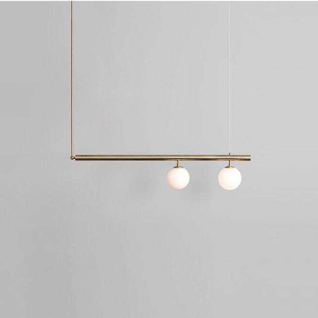 Italian modern chandeliers Lighting Kitchen Bar Restaurant golden chandelier Art Decor Nordic Design lustre suspension hang lamp - Gustobene