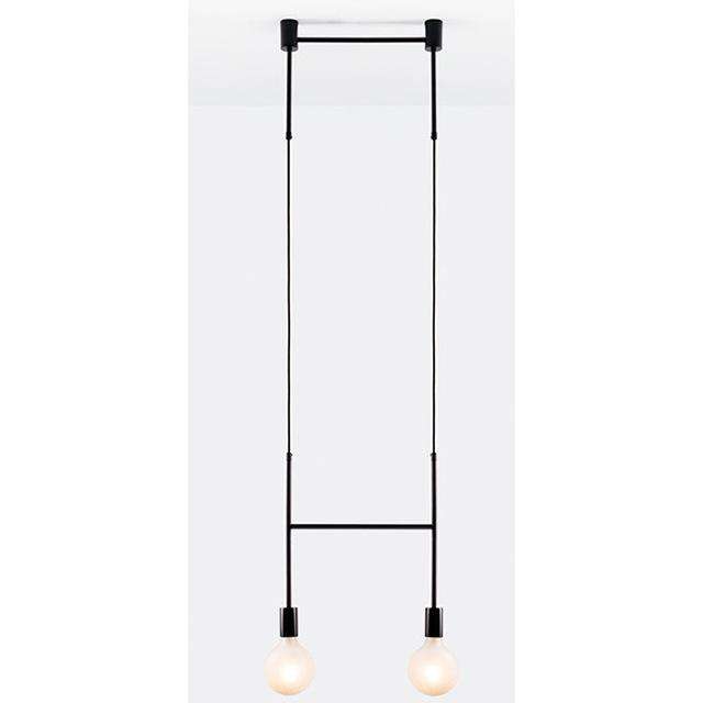 Long led chandelier Italian design pendant lamp Black Rose Gold Kitchen bar restaurant Dining room Iron tube chandelier - Gustobene