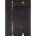 Long led chandelier Italian design pendant lamp Black Rose Gold Kitchen bar restaurant Dining room Iron tube chandelier - Gustobene