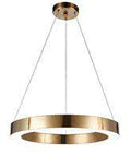 Italian design Chandelier lamp Hotel Project Living room Large Ring Chandelier Indoor home art deco rose gold chandelier - Gustobene
