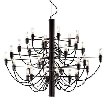 Italian designer 2097 Modern home decorationa lamps 18/30/50 Gold Black Silver Gino sarfaitti Chandelier dining Hang Lights - Gustobene