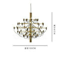 Italian designer 2097 Modern home decorationa lamps 18/30/50 Gold Black Silver Gino sarfaitti Chandelier dining Hang Lights - Gustobene