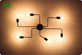 Multiple Rod Metal Chandelier - Gustobene
