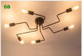 Multiple Rod Metal Chandelier - Gustobene