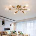 Multiple Rod Metal Chandelier - Gustobene