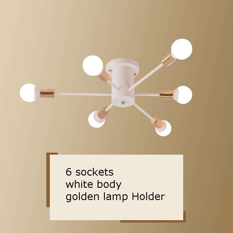 Vintage Metal Star Chandelier Lighting - Gustobene