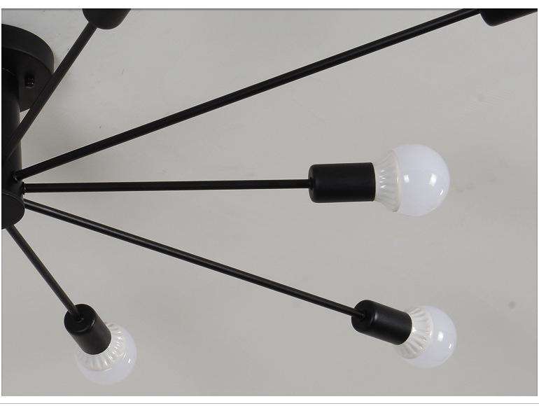 Vintage Metal Star Chandelier Lighting - Gustobene