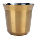 Italian Stainless Steel Coffee Cups - Gustobene