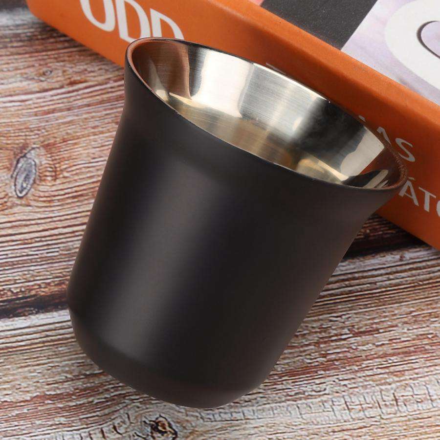 Italian Stainless Steel Coffee Cups - Gustobene
