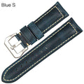 MAIKES Vintage red Italian cow leather watch strap 20mm 22mm 24mm 26mm watch accessories bracelet watchbands for Panerai band