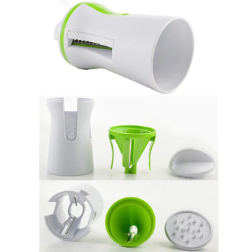 Spiral Vegetable Slicer - Multifunctional Kitchen Grater