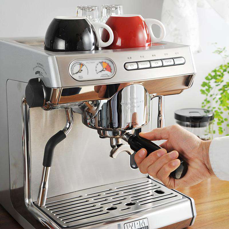 KD-270S Commercial Double Pump Coffee Machine Italian Style Steam Espresso Coffee Maker Pump Espresso Coffee  Machine 15  BAR