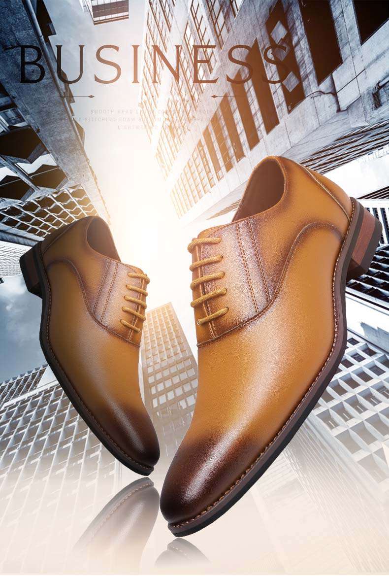 Italian Classic Formal Groom Shoes - Gustobene