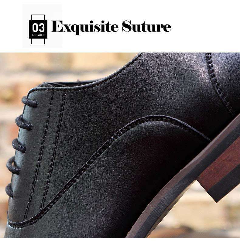Italian Classic Formal Groom Shoes - Gustobene