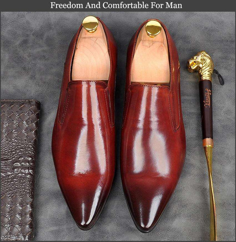 Italian Modern Men Casual Shoes - Gustobene