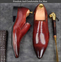 Italian Modern Men Casual Shoes - Gustobene