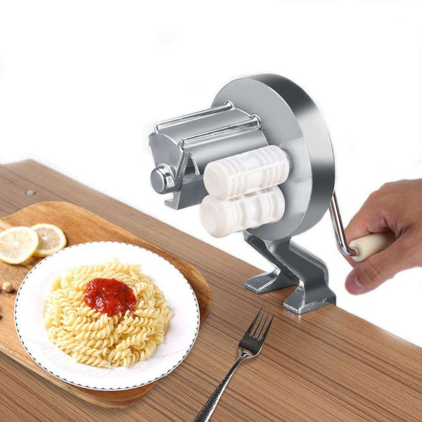 Aluminium Alloy New Pasta Maker Roller Machine Household Split Type Hand Crank Pasta Cutter For Spaghetti Noodle Fettuccine - Gustobene