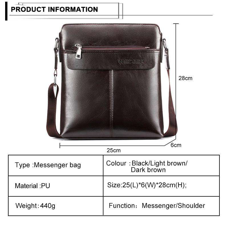 New Italian Small Briefcase Shoulder Bag - Gustobene