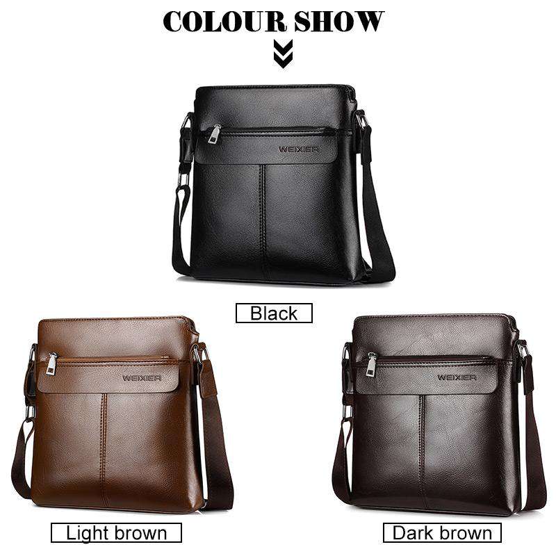 New Italian Small Briefcase Shoulder Bag - Gustobene