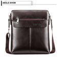 New Italian Small Briefcase Shoulder Bag - Gustobene