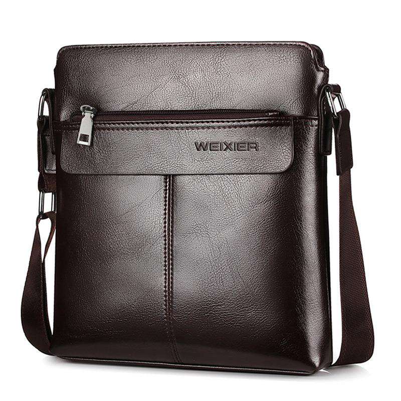 New Italian Small Briefcase Shoulder Bag - Gustobene