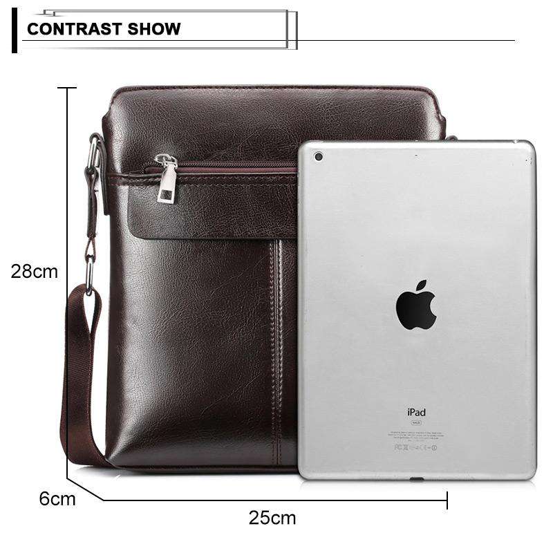 New Italian Small Briefcase Shoulder Bag - Gustobene