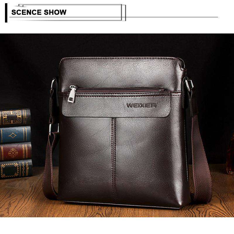 New Italian Small Briefcase Shoulder Bag - Gustobene