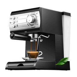 DMWD 1.5L Italian Espresso Coffee Maker Electric Coffee Machine Cappuccino Milk Frothers Foamer High Pressure Steam 20BAR 220V - Gustobene