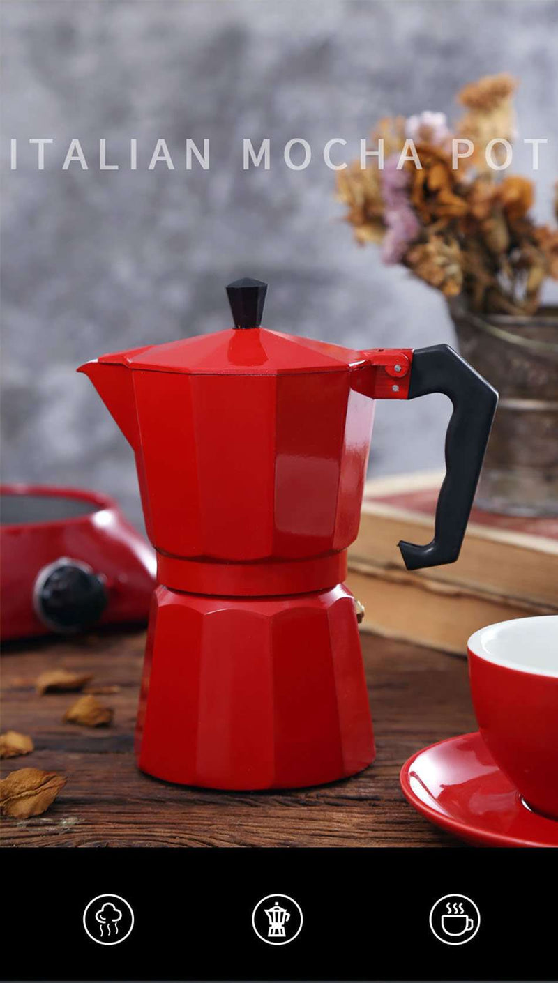 Italian Coffee Maker Portable Coffee Pot - Gustobene