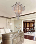 Italian Design Silver Art chandelier - Gustobene