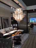 Italian Design Silver Art chandelier - Gustobene