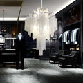 Italian Design Silver Art chandelier - Gustobene