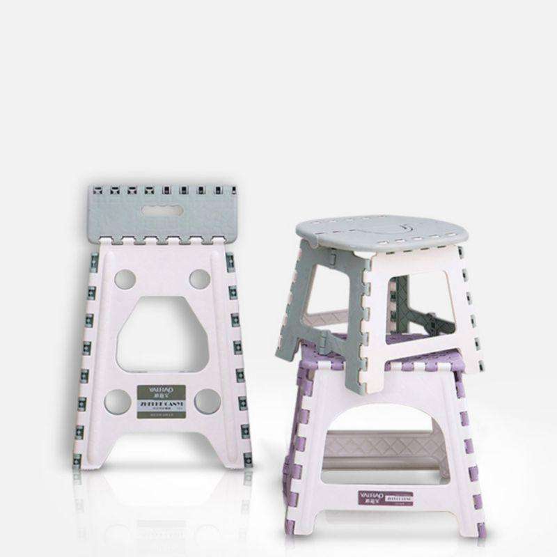 Folding Step Stool Portable Chair - Gustobene
