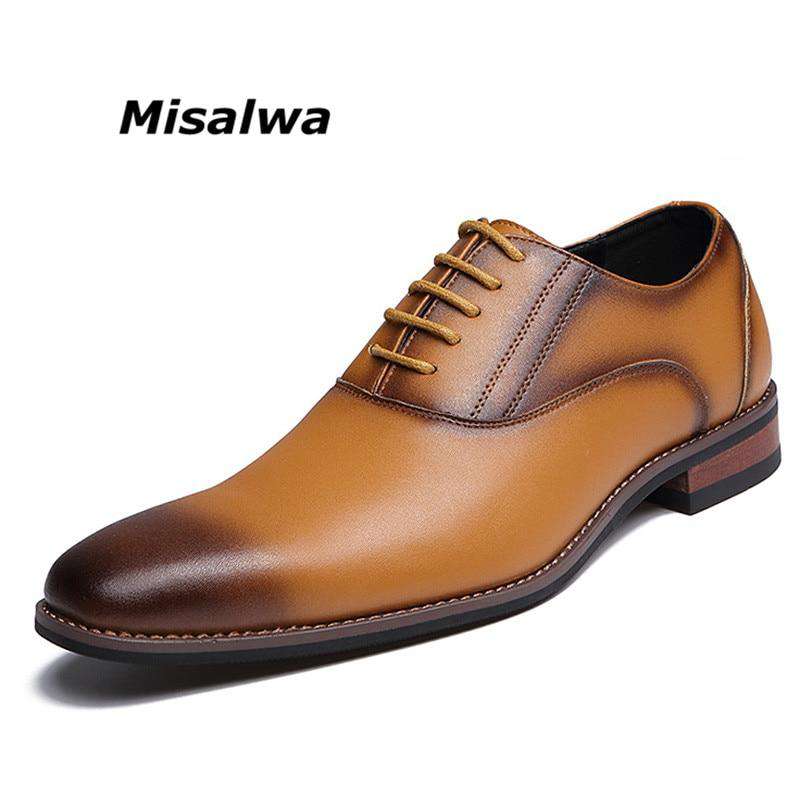 Italian Classic Formal Groom Shoes - Gustobene
