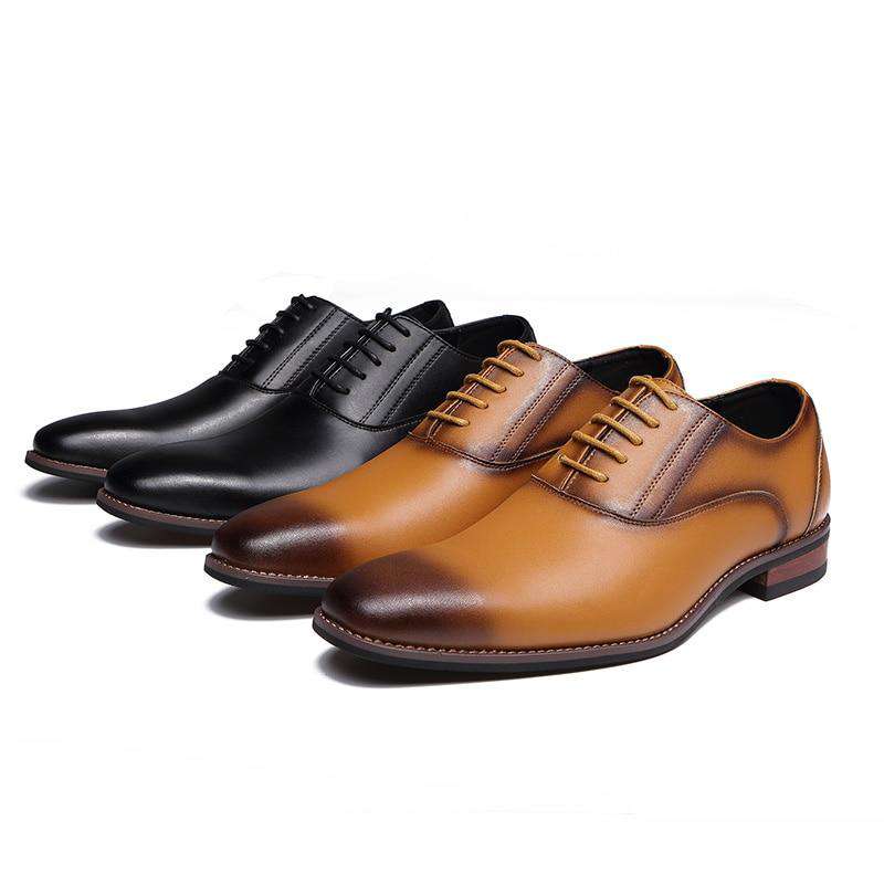 Italian Classic Formal Groom Shoes - Gustobene