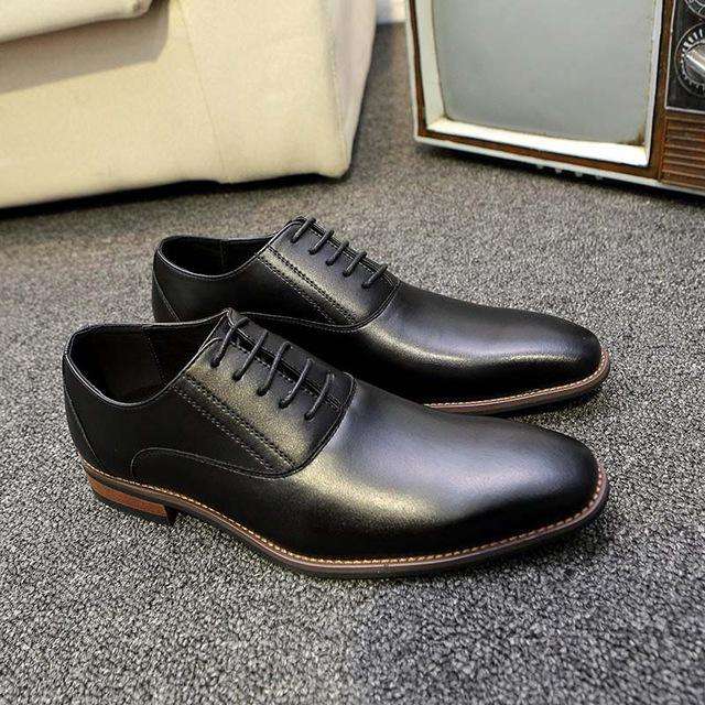 Italian Classic Formal Groom Shoes - Gustobene