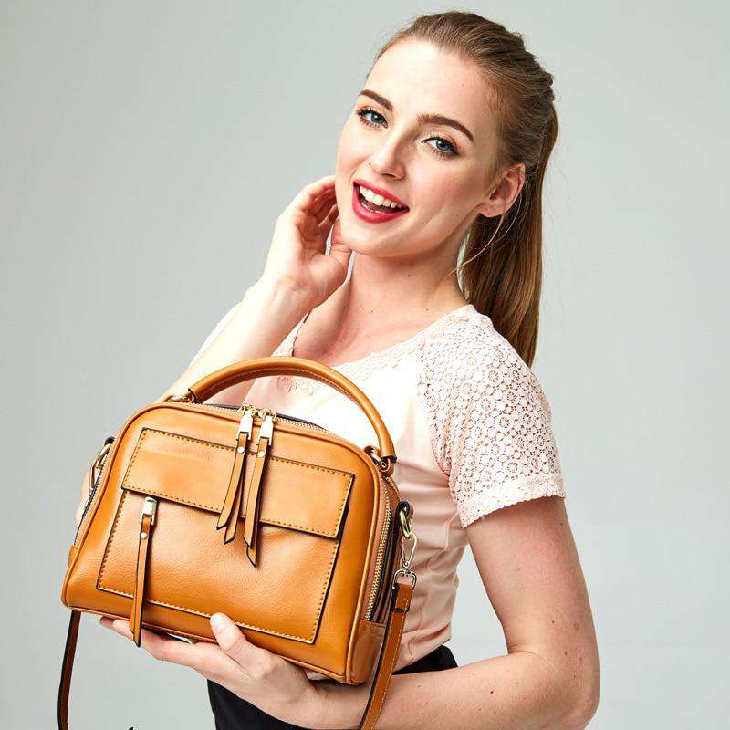 Nice Box Bags Luxury Brand Women Lay Bag 2017 Italian cowhide Handbags Purse Leather Lady Hand Collection Bag  US $44.55 / pie - Gustobene