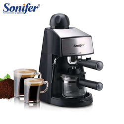 240ml Semi-Automatic Espresso Electric Coffee Machine Express Electric Foam Coffee Maker Kitchen Appliances 220V Sonifer - Gustobene
