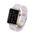 Italian Resin Band for iWatch 44MM/42MM For Apple Watch 5 40mm 38mm Bracelet Wrist Ceramic Strap handmade Series 5/4/3 Watchband