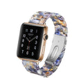 Italian Resin Band for iWatch 44MM/42MM For Apple Watch 5 40mm 38mm Bracelet Wrist Ceramic Strap handmade Series 5/4/3 Watchband