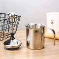 Manual Stainless Steel Frothing Pitcher - Gustobene