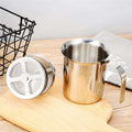 Manual Stainless Steel Frothing Pitcher - Gustobene