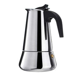 100/200/300/450ml Coffee Maker Italian Top Moka Espresso Cafeteira Expresso Percolator Stainless Steel Stovetop Coffee Maker Pot - Gustobene