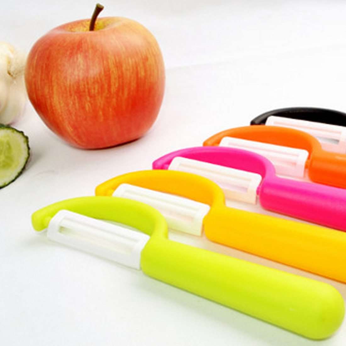 Practical Kitchen Tools Zirconia Ceramics Fruit Vegetable Peeler Kitchen Cutlery Paring Knife Potato Cutter Peeler Random Color