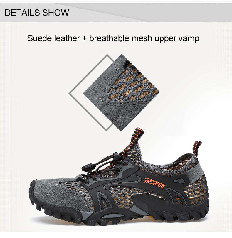 Summer Hiking Suede Shoes - Gustobene