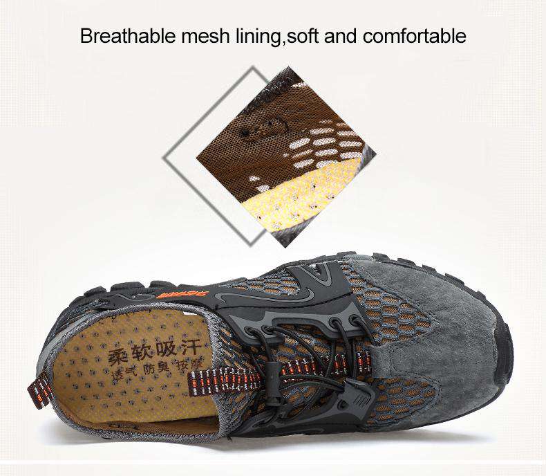 Summer Hiking Suede Shoes - Gustobene