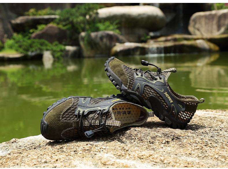 Summer Hiking Suede Shoes - Gustobene