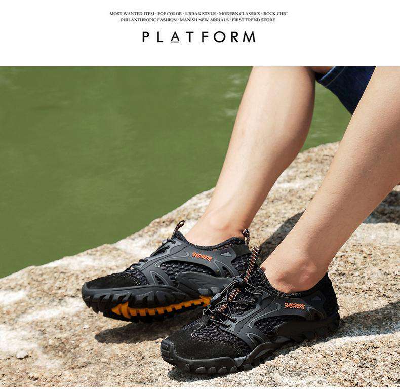 Summer Hiking Suede Shoes - Gustobene