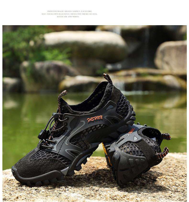 Summer Hiking Suede Shoes - Gustobene